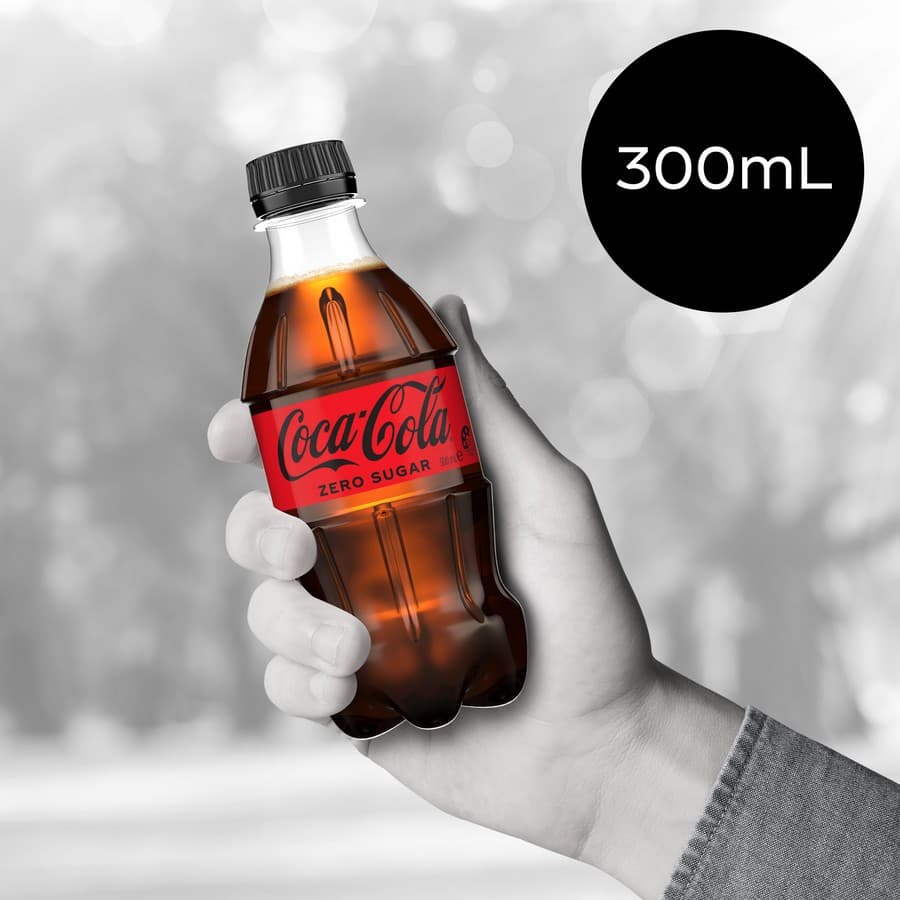 Coke No Sugar Soft Drink (300ml)