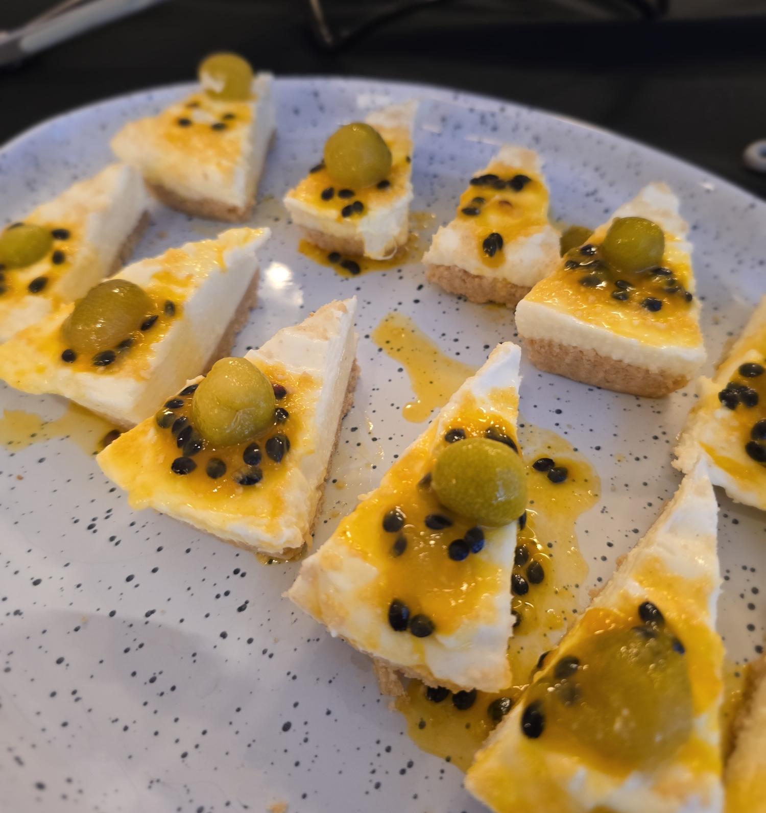Dessert Lime & Passionfruit Cheesecake