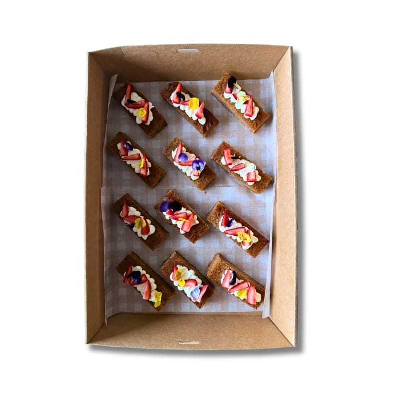 Toasted Banana Bread Bites
