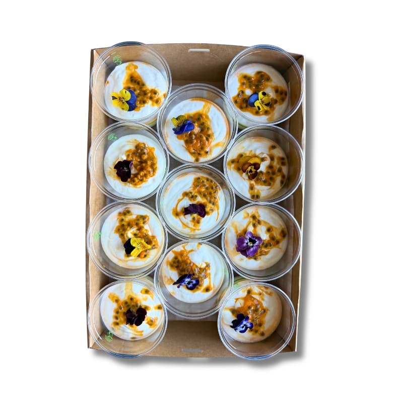 Passionfruit Parfait Yogurt Pots