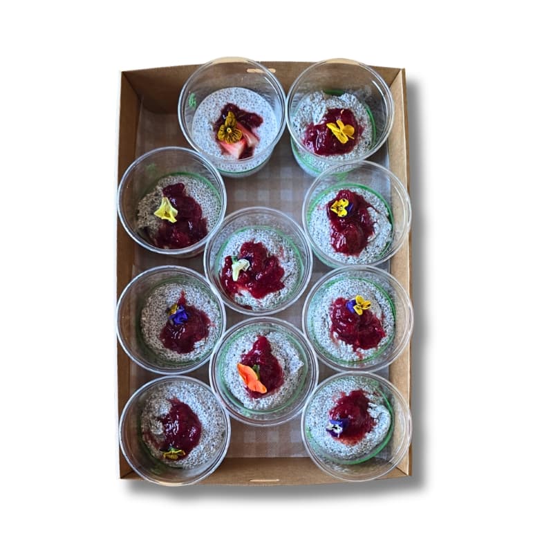 Coconut Chia Pudding Pots