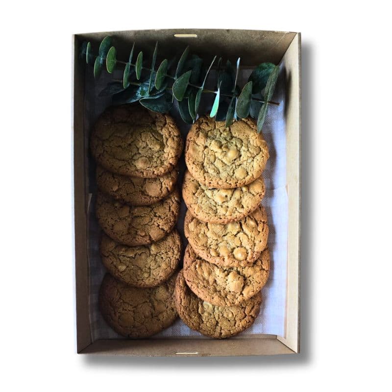 White Chocolate & Lemon Myrtle Cookies