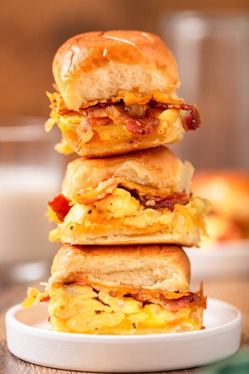 Breakfast Sliders (Veg & Meat)