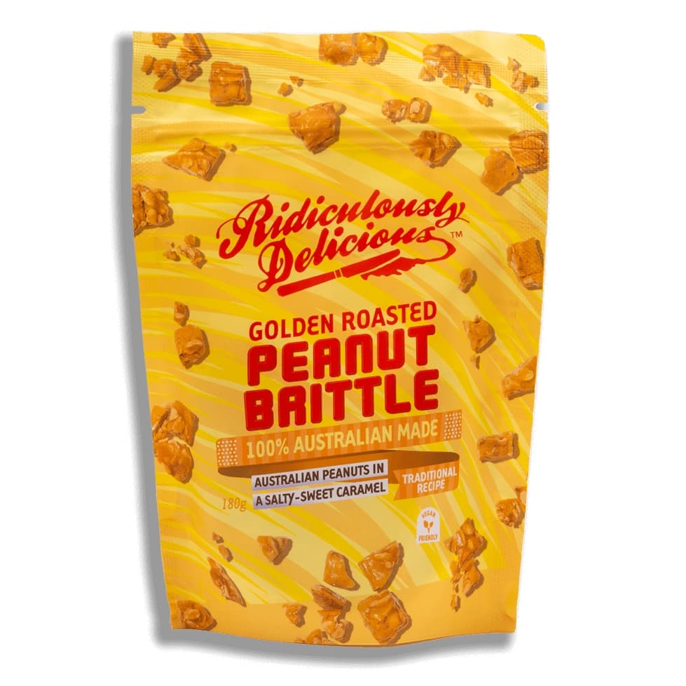 S5257RDPB Australian Maple Peanut Brittle,180G/8Pk