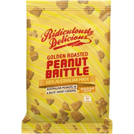 S5258RDPB Australian Peanut Brittle, 85G/8Pk