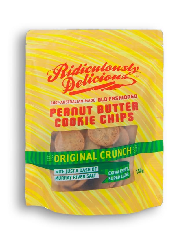 S5265RDPB PB Cookie Chips Original Crunch,150G/8Pk