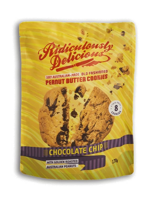 S5267RDPB Chocolate Peanut Butter Cookies,170G/8Pk