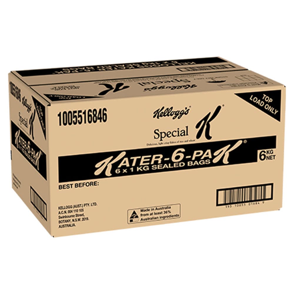 Kelloggs Special K 1kg, 6 Carton