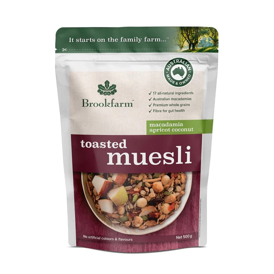 Brookfarm Muesli Macadamia Apricot Coconut 1.3KG