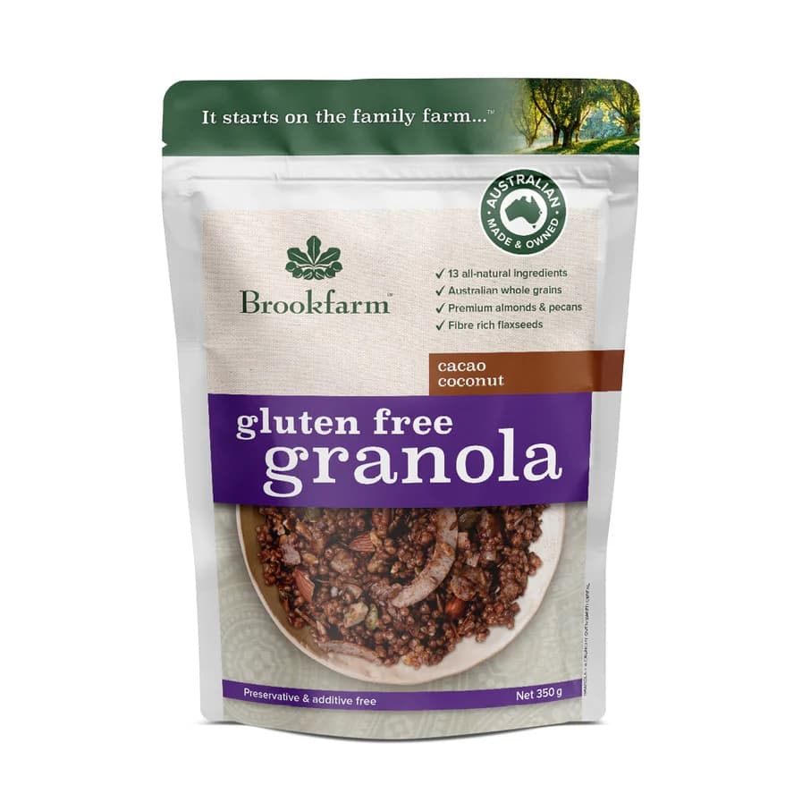 Brookfarm Gluten Free Granola Cacao Coconut 800G