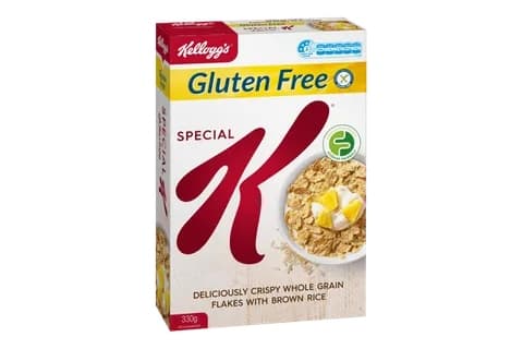 Kelloggs GF Special K Breakfast Cereal 330G