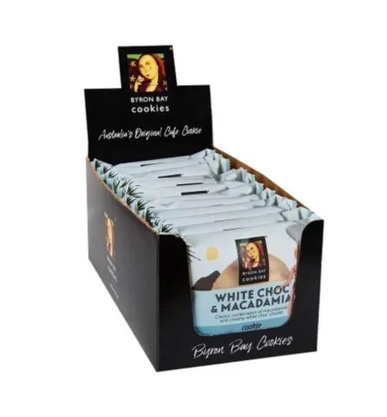 Byron Bay White Choc Macadamia 60G/12Pk