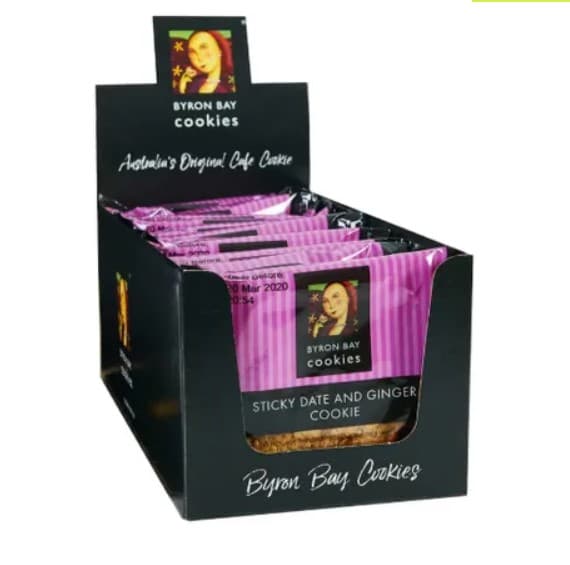 Byron Bay Sticky Date & Ginger 60g/12Pk