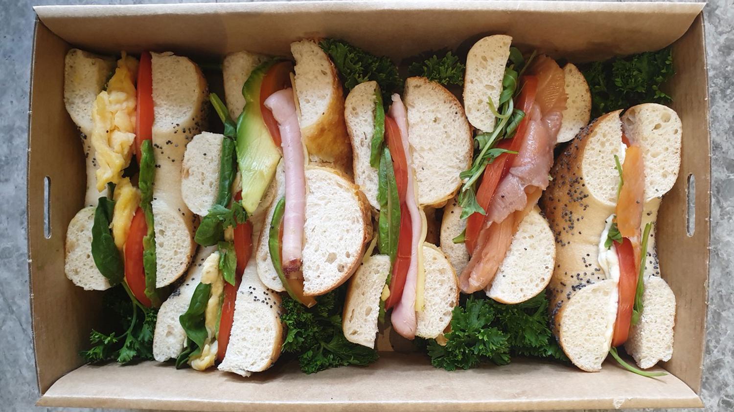 132683 Gourmet Filled Bagels