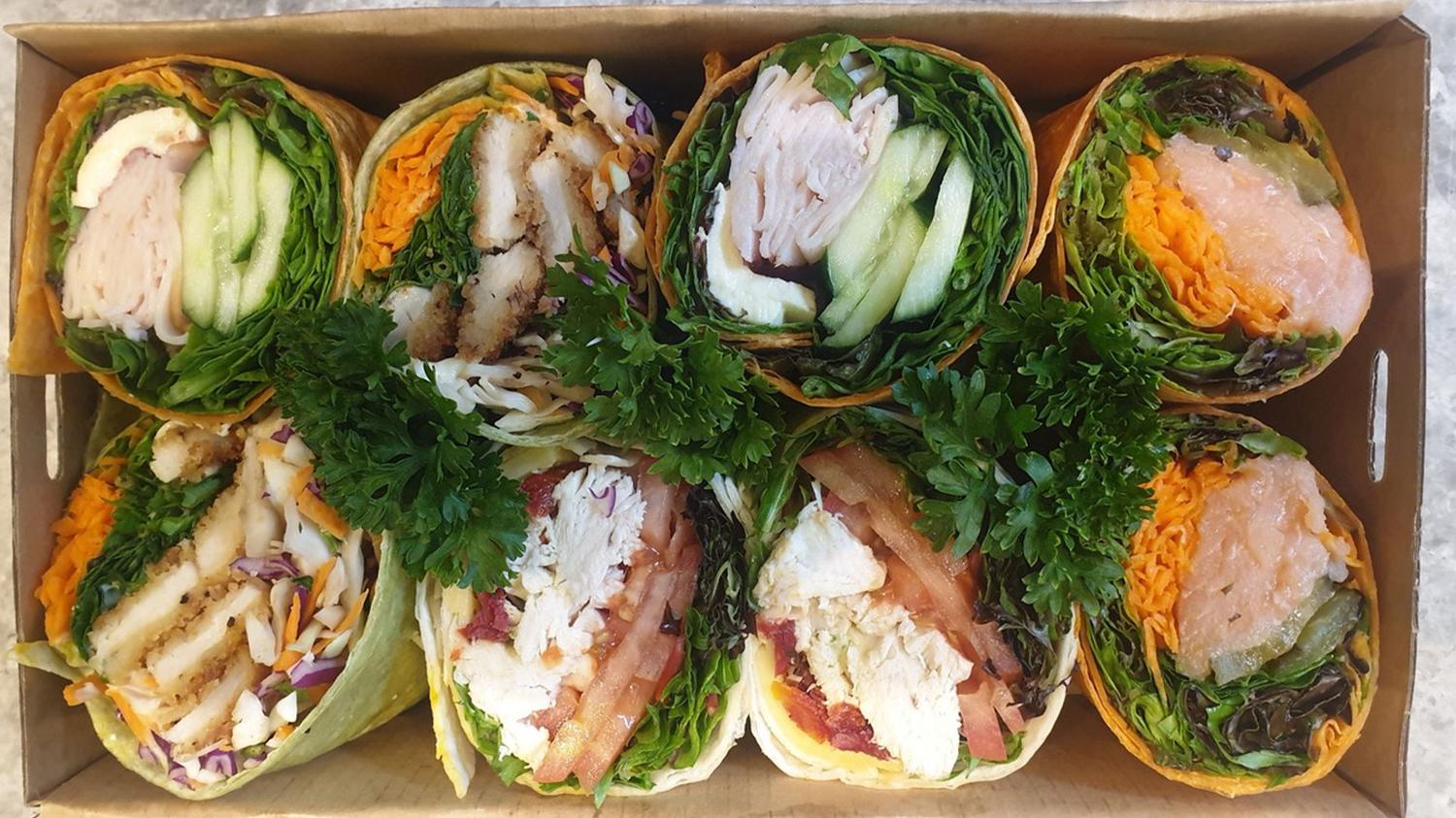 132708 Schnitzel Sandwich Box - Wraps only