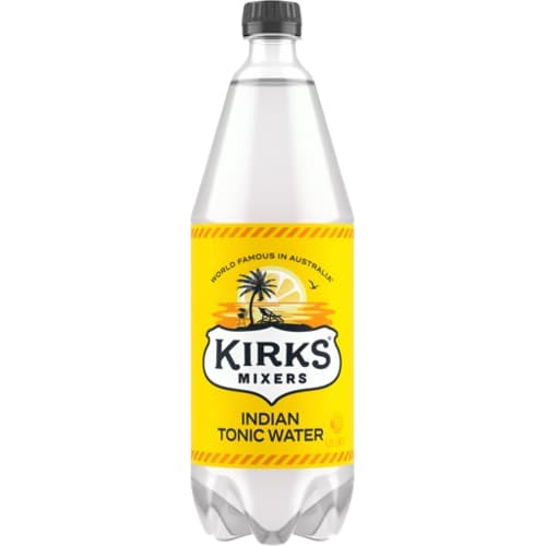 Kirks Indian Tonic Water 1.25L, 12Ctn