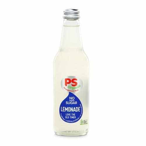 PS Organic Soft Drink Lemonade 330ml, 12Ctn