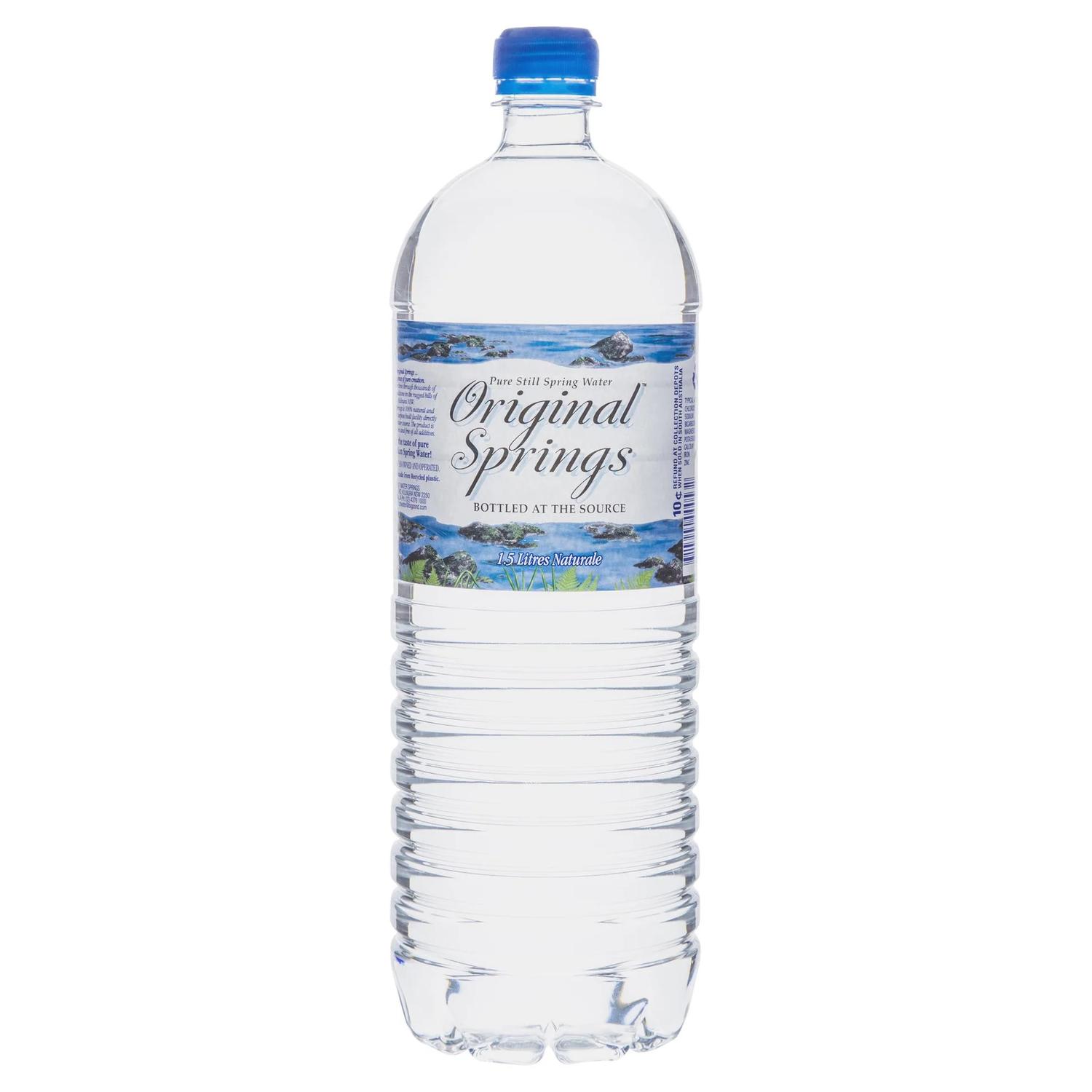 Original Springs Still Water 1.5L, 12Ctn
