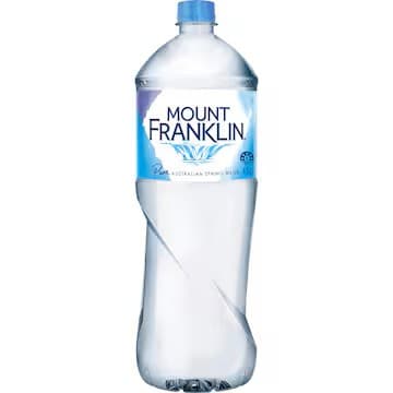 Mount Franklin Spring Water 1.5L, 8Ctn