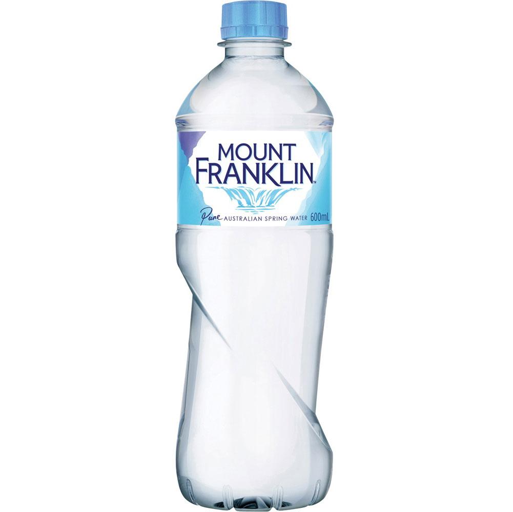 Mount Franklin Spring Water 600ml, 24Ctn
