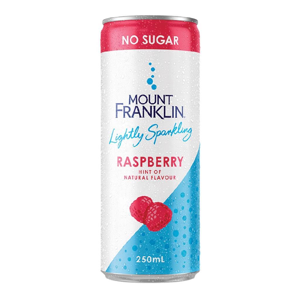 Mount Franklin Sparkling Raspberry 250ml, 24Ctn