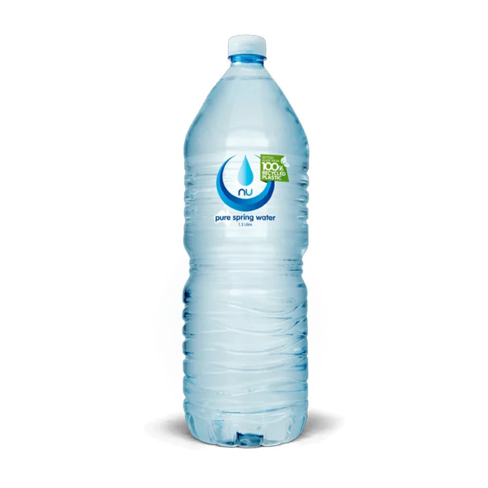 NU Pure Spring Water 1.5L, 6Ctn