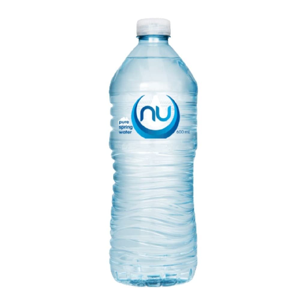 NU Pure Spring Water 600ml, 12Ctn
