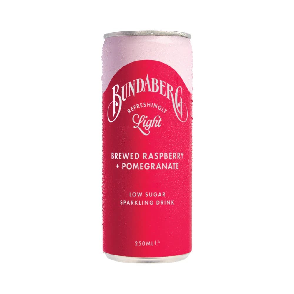 Bundaberg Light Raspberry Pomegranate 250ML 24PACK