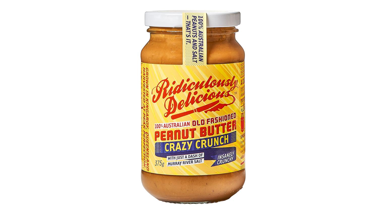 S5273RDPB Crazy Crunch Peanut Butter 375g, 12CTN