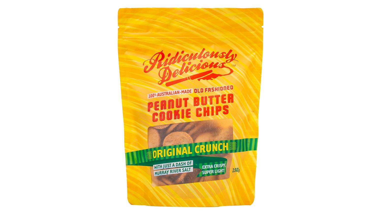 S5265RDPB Cookie Chips Original Crunch 150g, 8CTN
