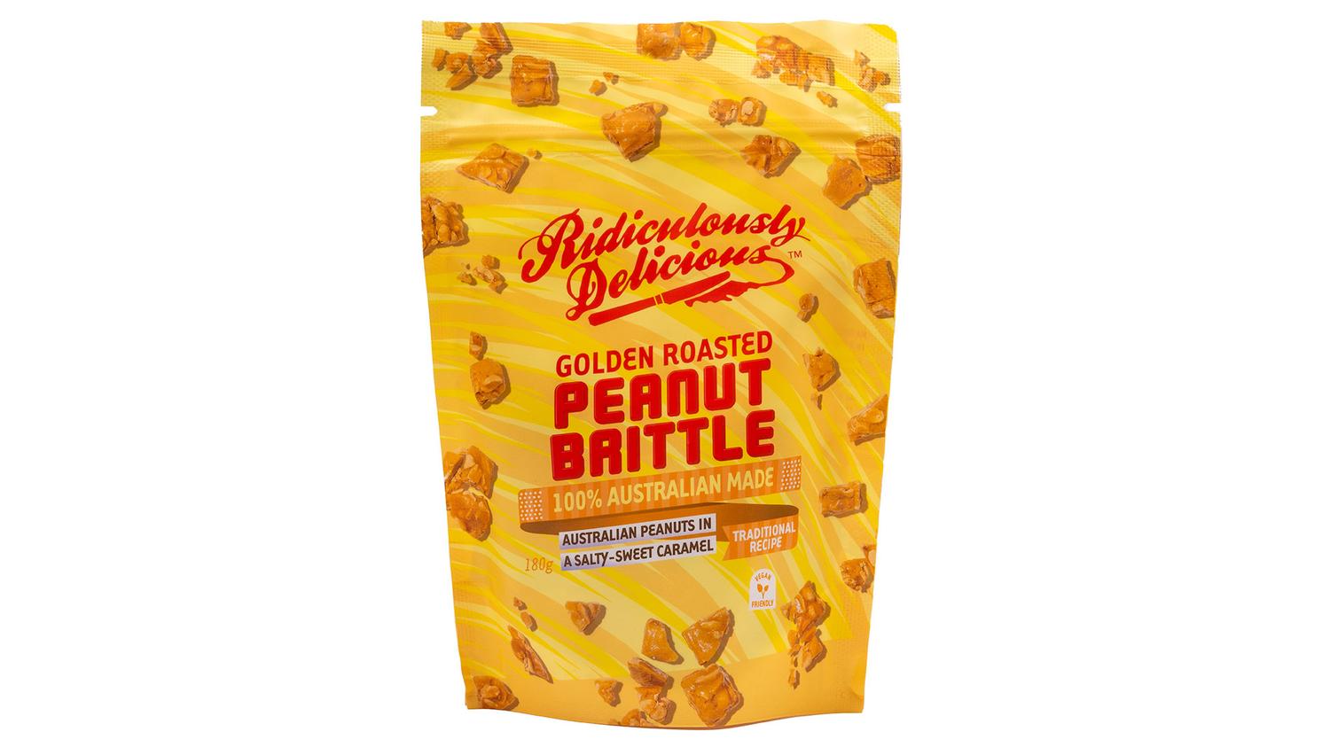 S5258RDPB Australian Peanut Brittle Snack Pack 85g