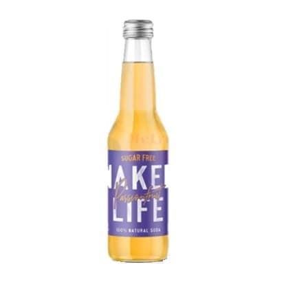 Naked Life Sugar Free Passionfruit Soda 330ml,12Pk