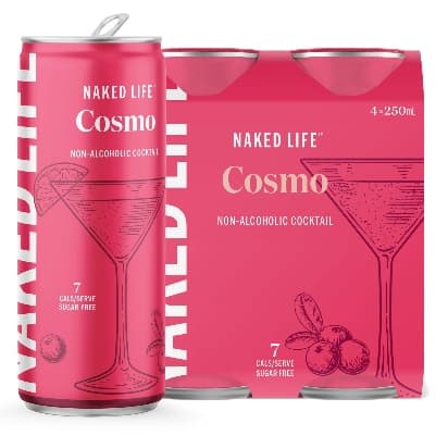 Naked Life NA Cosmo Cocktail 250ml, 4k/6Multipk