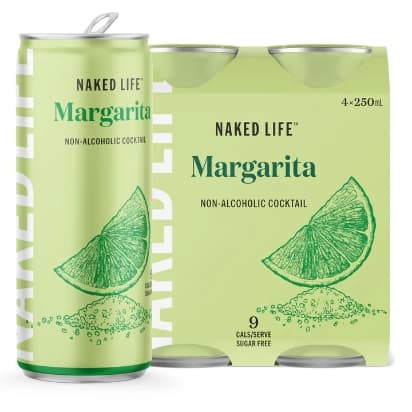 S1743Naked Life Cocktail Margarita 250ml x4, 6CTN