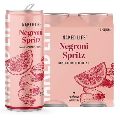 Naked Life NA Negroni Spritz 250ml, 4Pk/6Multipk
