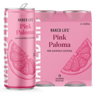 Naked Life NA Pink Paloma 250ml, 4Pk/6Multipk