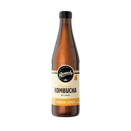 S5277Remedy Kombucha Ginger & Lemon 330ml, 12CTN