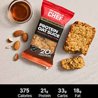 S4056MYMC Maple Syrup Almond Butter Oat Slice, 90g