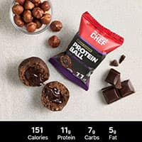 S4054MYMC Choc Hazelnut Truffle Protein Ball, 40g