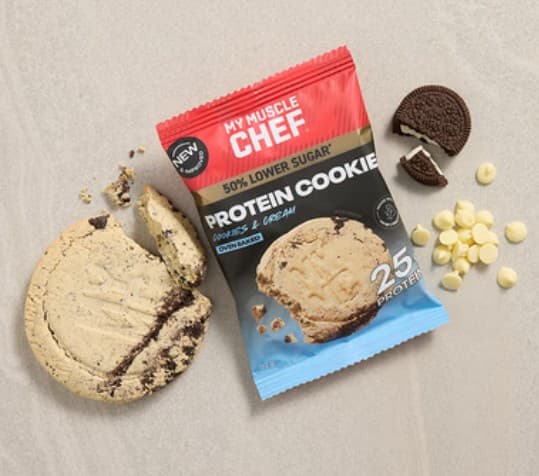 S4036MYMC Cookies and Cream Protein Cookie, 92g