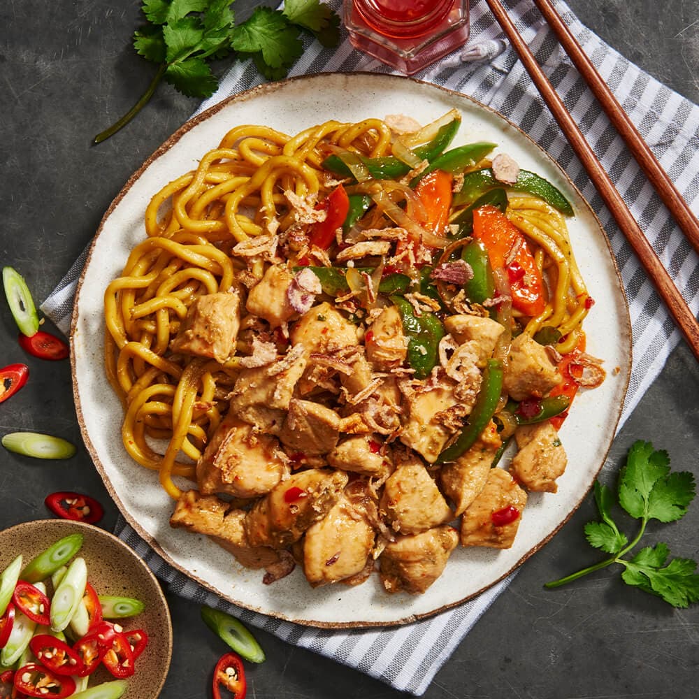 S4026MYMC Asian Chicken Stir Fry Noodles, 445g