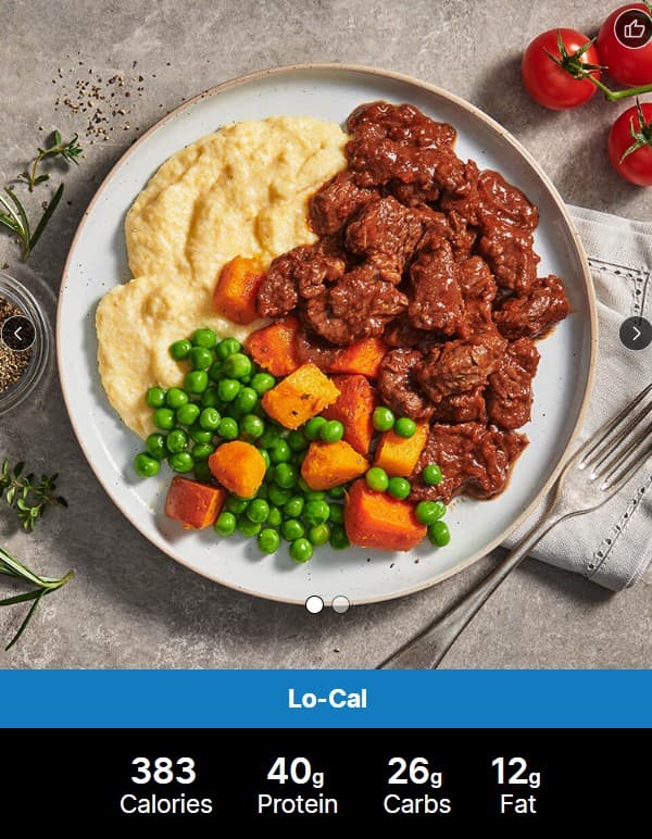 S4020MYMC Braised Beef Polenta Roast Veg, 330g