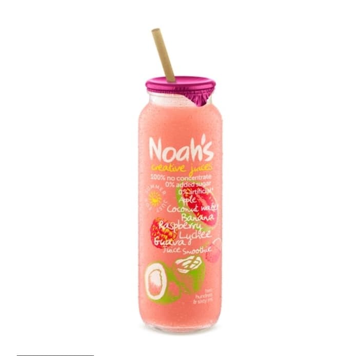 Raspberry Lychee Coconut Water Smoothie