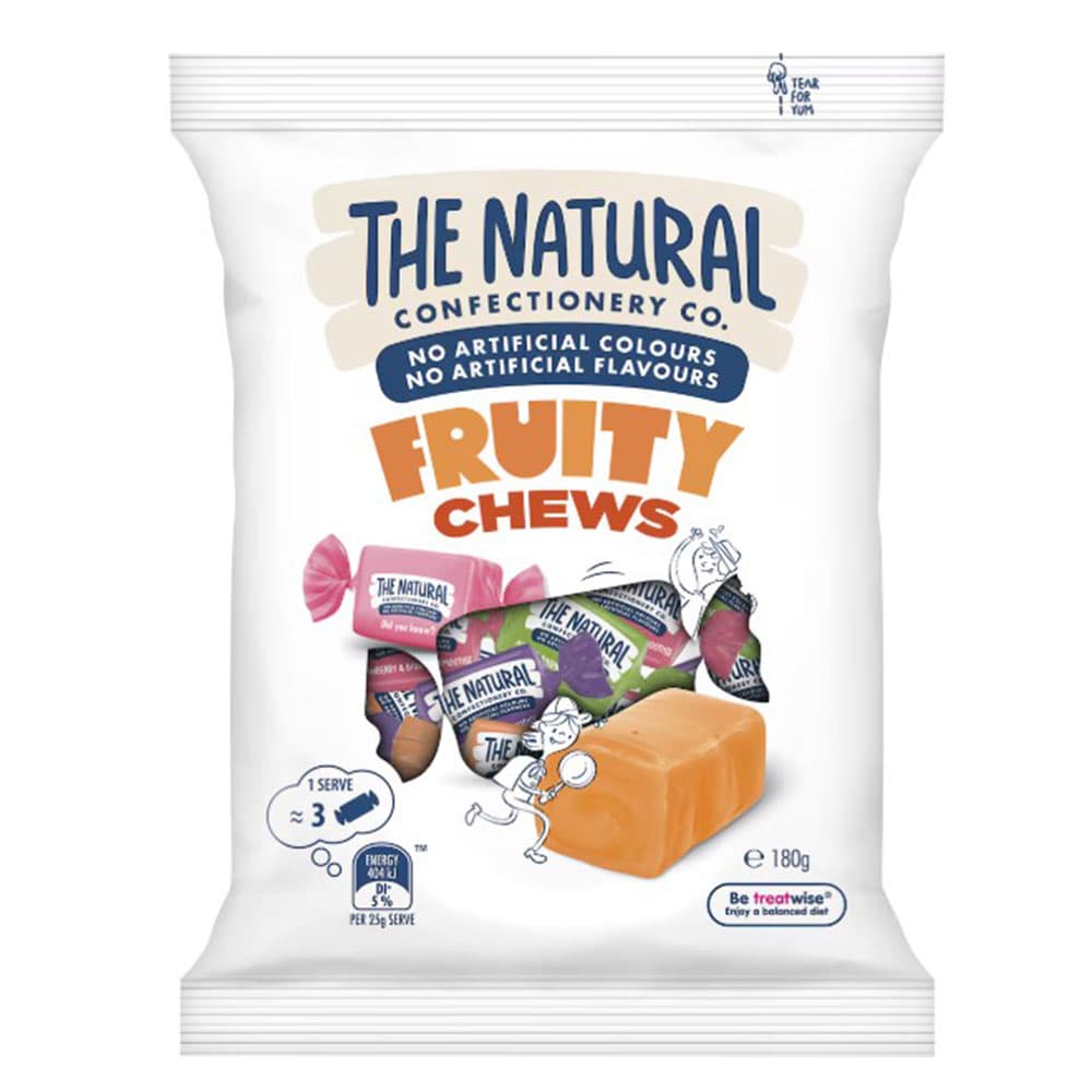 The Natural Confectionery Co. Fruity Chews Lollies