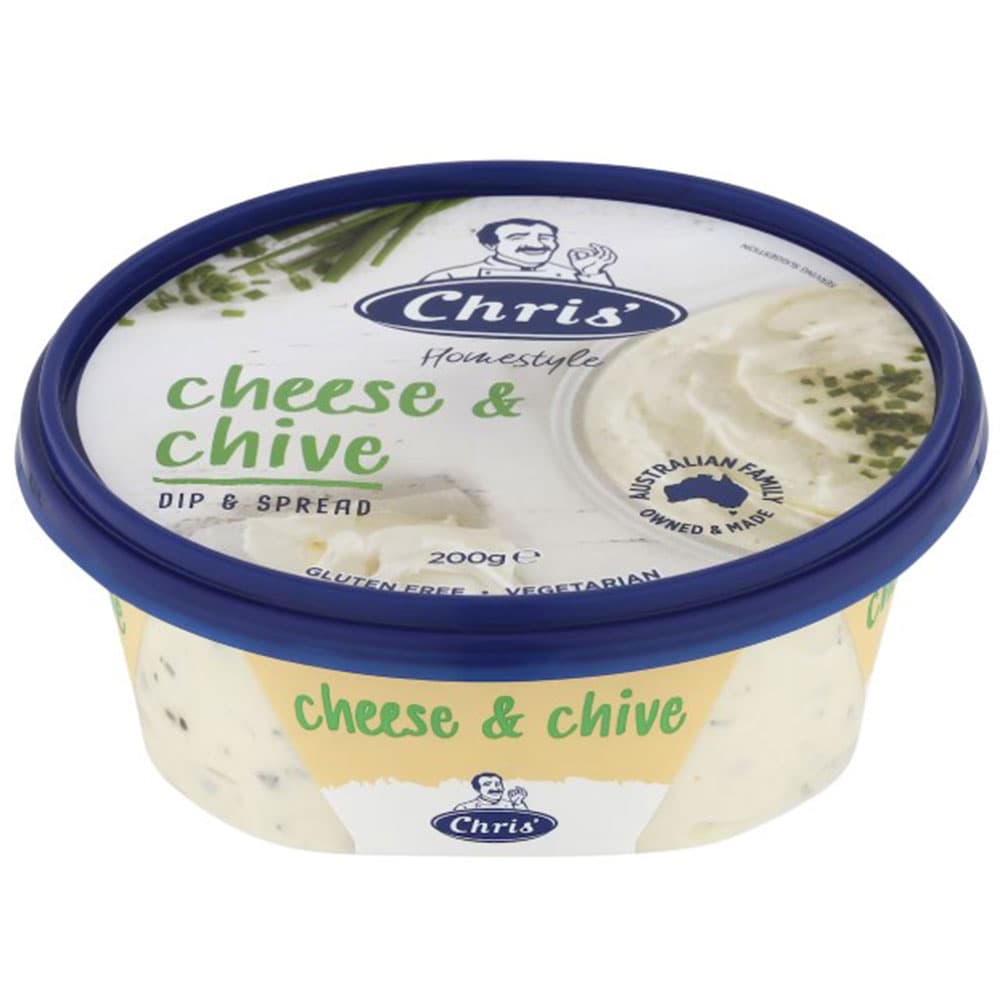Chris' Dips Cheese & Chive (200g)