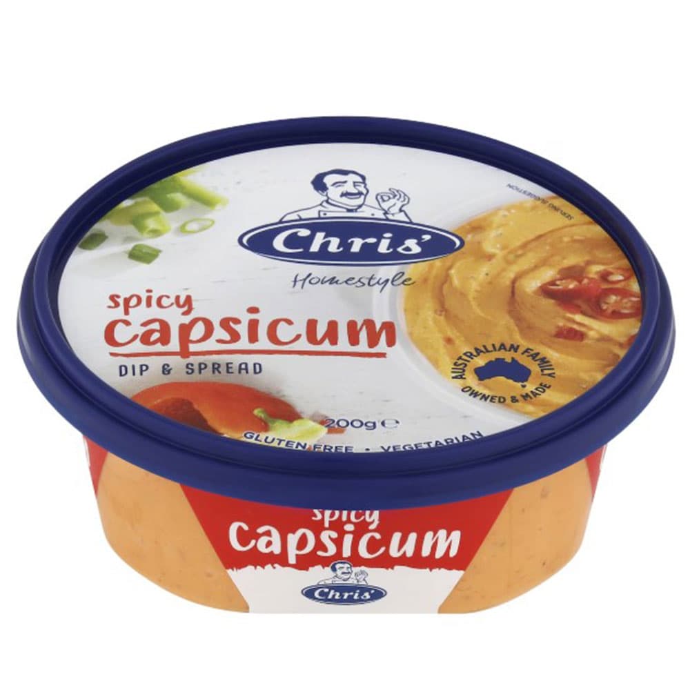 Chris' Dips Spicy Capsicum (200g)