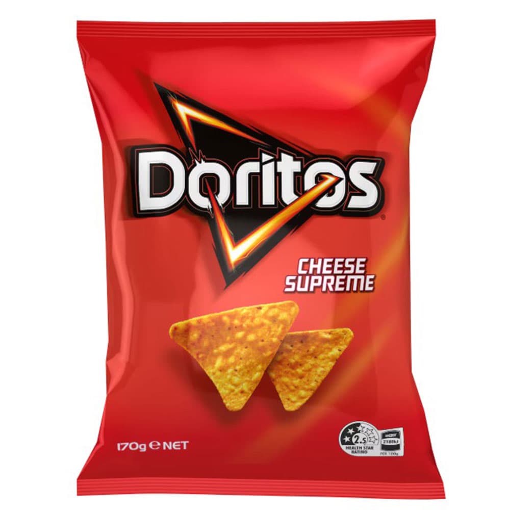 Doritos Corn Chips Cheese Supreme Share Pack 170g