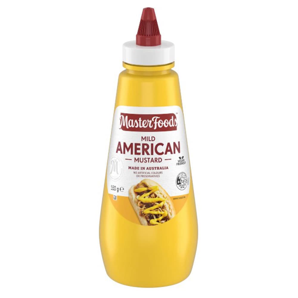 Masterfoods Mild American Mustard (550g)