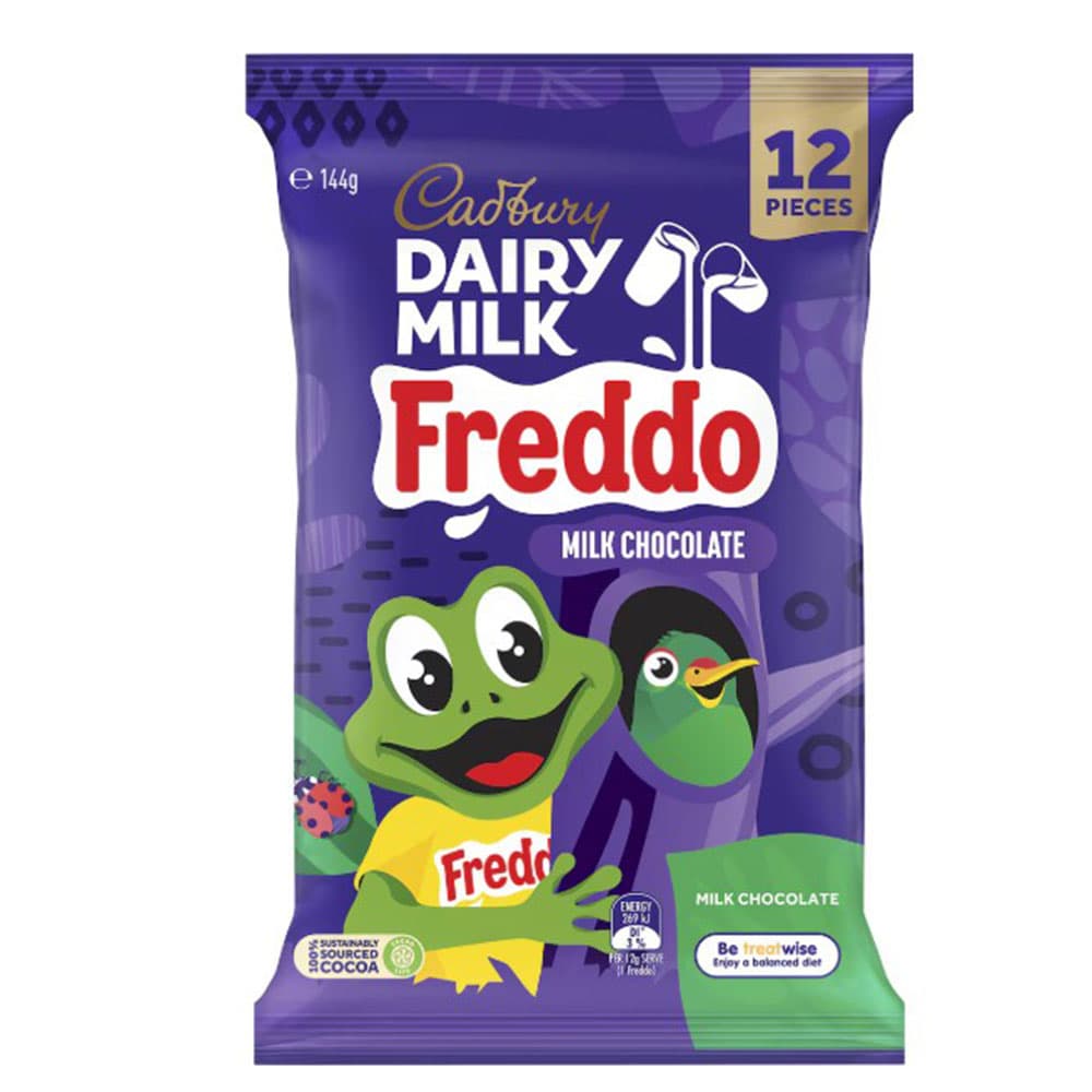Cadbury Milk Chocolate Freddo Share Pack (12x144g)