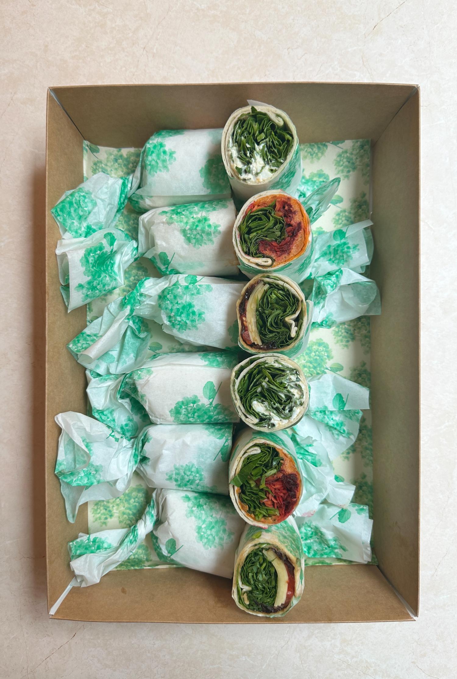 Vegetarian Wrap Platter